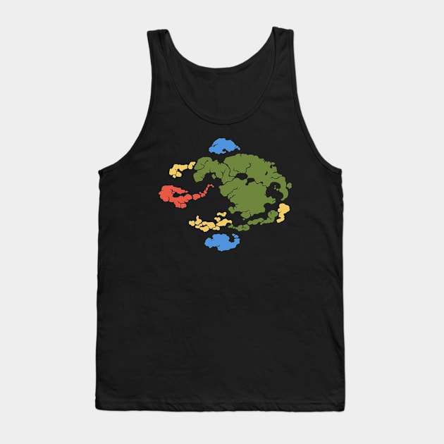 Avatar Map Color Tank Top by simplistictees